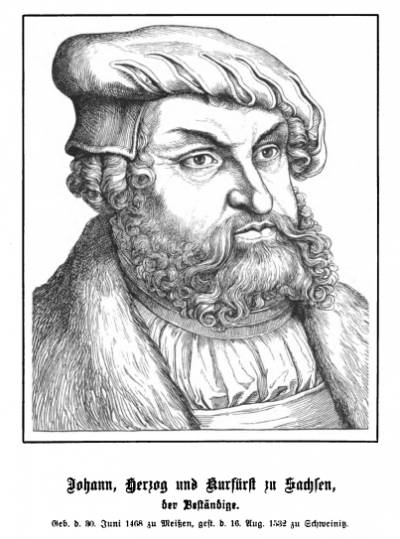 Portrait Johann von Sachsen
